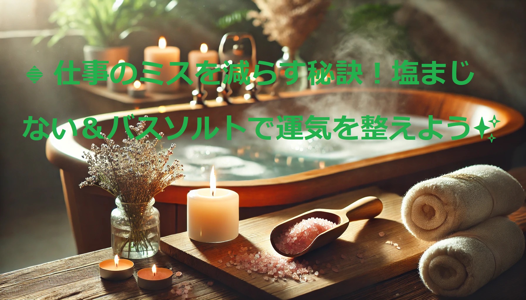 塩まじない 仕事のミス