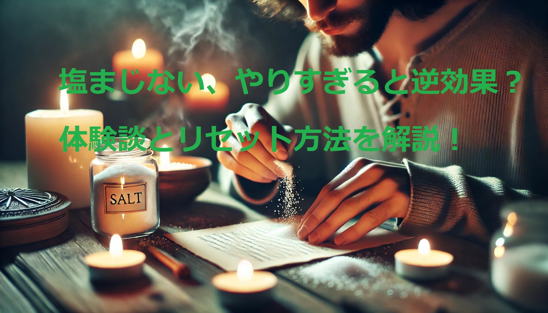 塩まじない やりすぎ